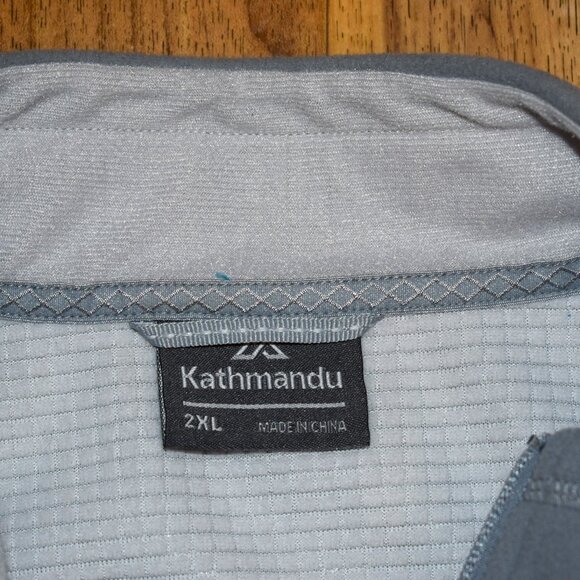 Kathmandu Gray Fleece Full Zip Vest 2XL - Picture 5 of 5